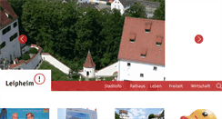 Desktop Screenshot of leipheim.de